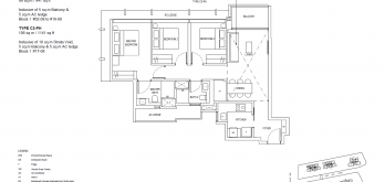 the continuum condo 3 bedroom floorplan